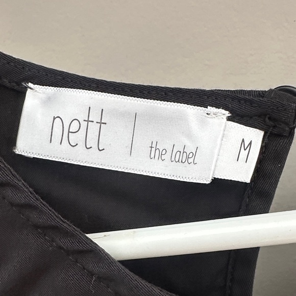 NETT the Label Black Ruffle Sleeve Blouse - Picture 2 of 3